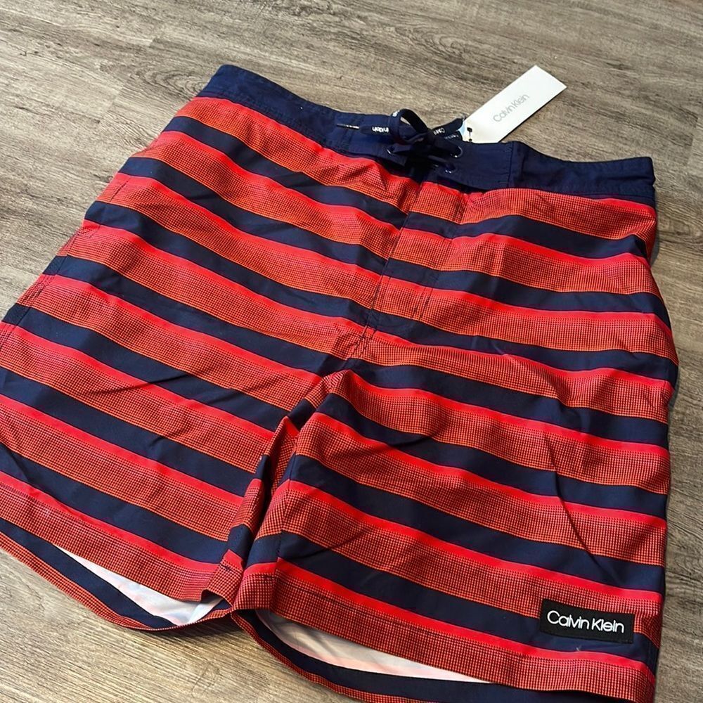 Calvin Klein Mens Swim Trunks Medium NEW